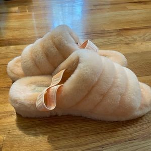 UGG Fluff Yeah Light Pink Slippers